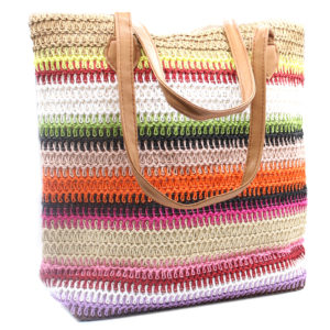 Multicoloured Beach Bag