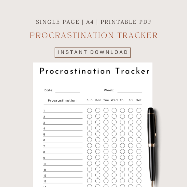 Procrastination Tracker